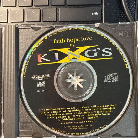 CD King's X Faith Hope Love Autographed/Signed Full Band Progressive Rock - Picture 2 of 3